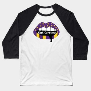 East Carolina Lips Baseball T-Shirt